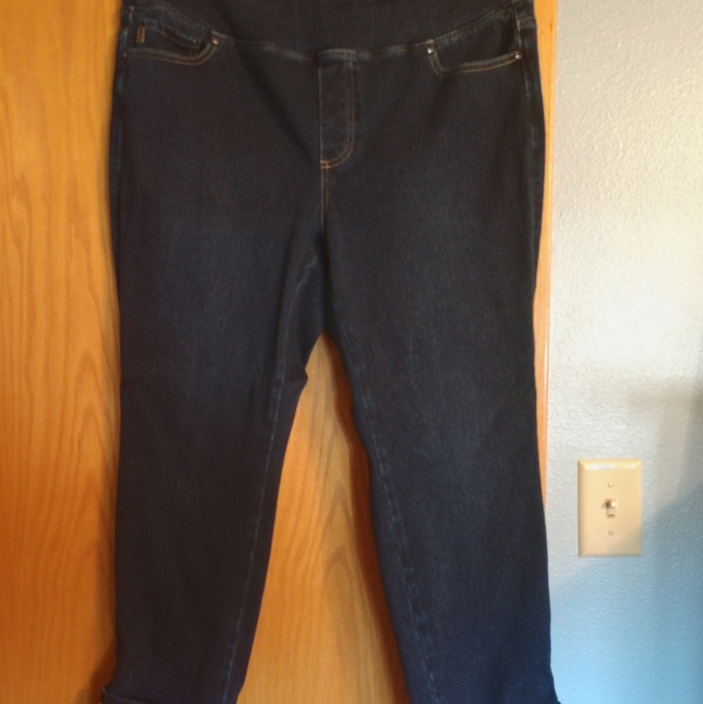 Cuffed Ankle Jeans